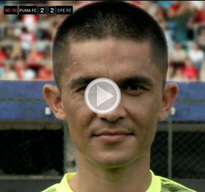 puma quickfeet with sunil chettri